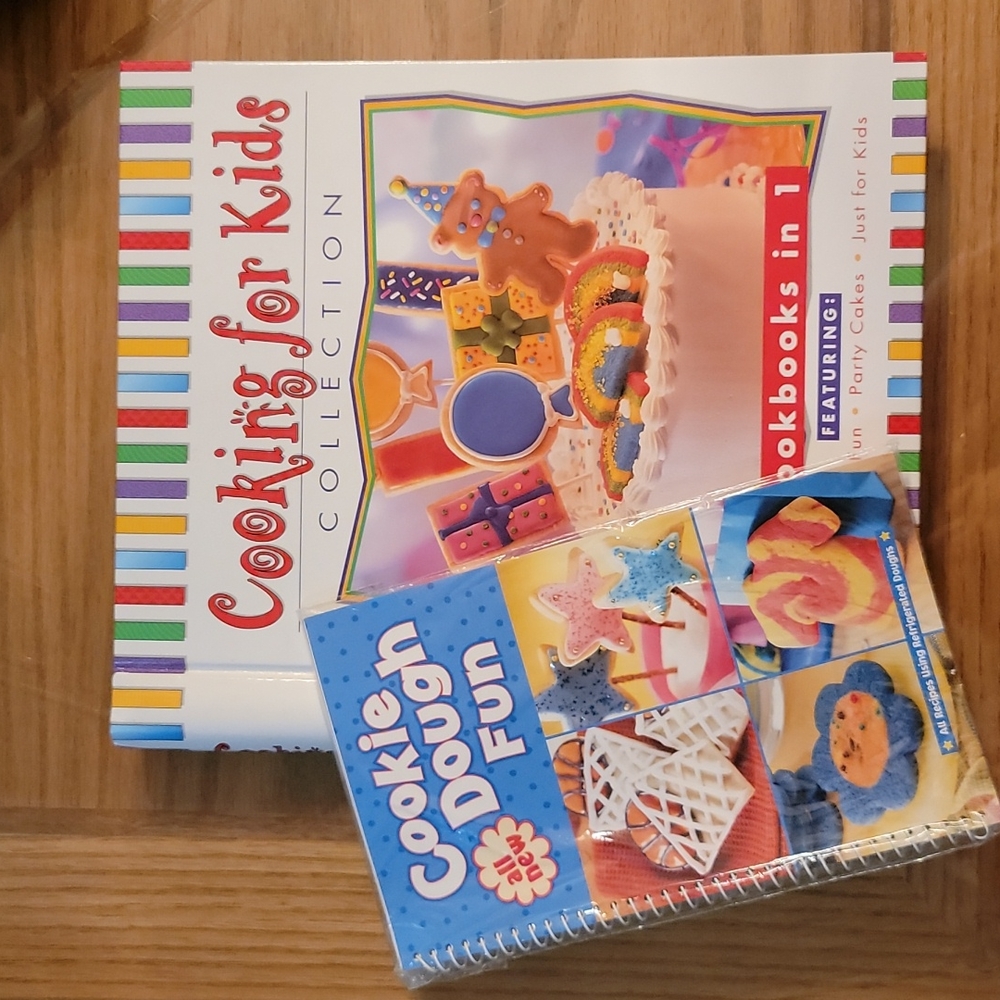 Cooking for Kids Collection & Cookie Dough Fun Cookbooks
